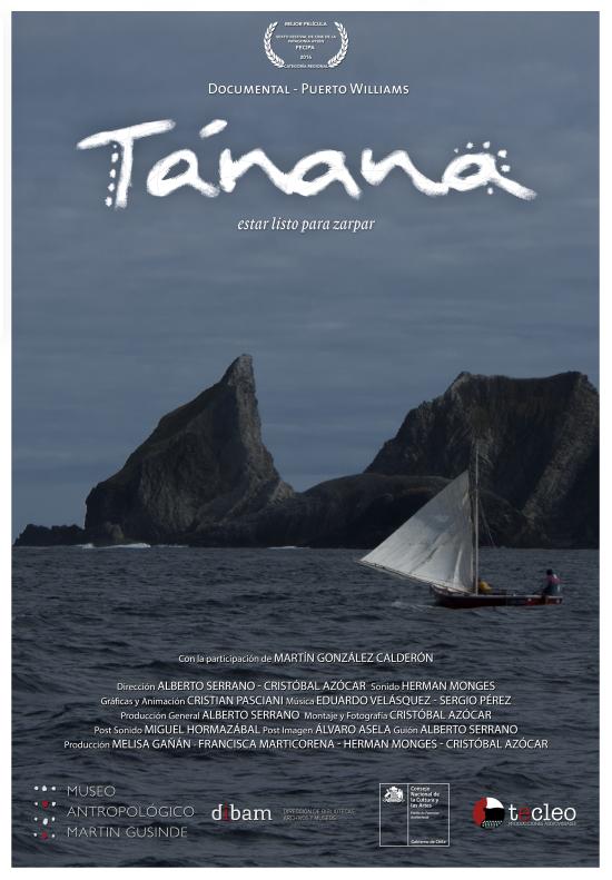 Detalle del afiche del documental Tánana.